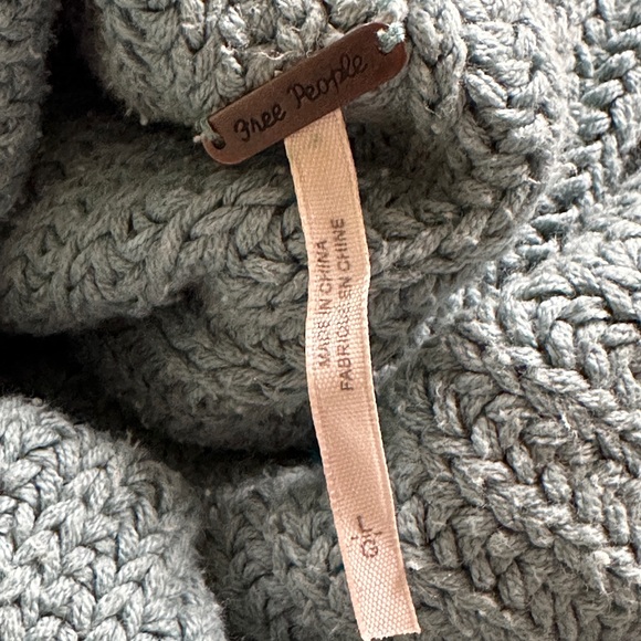 Free People Swim Too Deep Blue Sweater - Picture 3 of 3